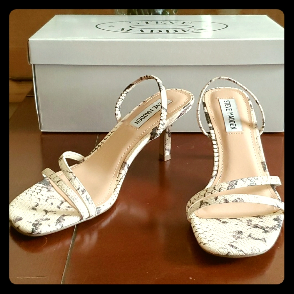 Steve Madden Sandals -Snake skin pattern